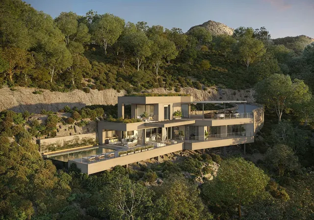 Terreno de 2300 m2 en Benahavís con vistas al mar — 18