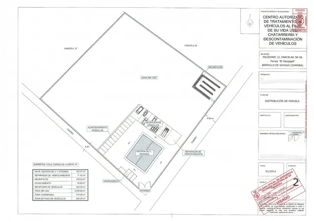 PARCELAS EN POLIGONO INDUSTRIAL, CON PROYECTO PARA DESGUACE - foto 2