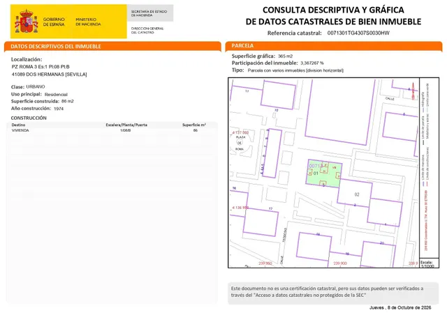 Luminoso piso de 3 dormitorios, con orientación suroeste. — 32