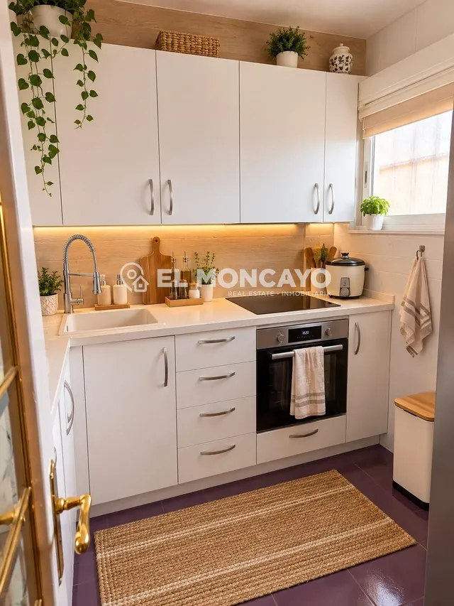 Fantástico apartamento con vistas laterales al mar en Punta Prima, Alicante, Costa Blanca — 11