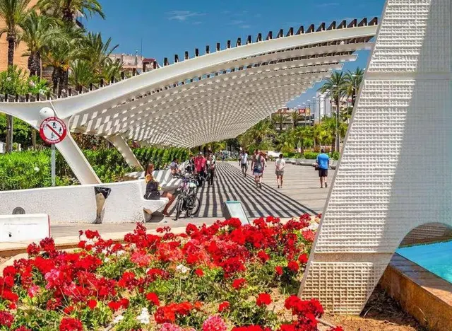 Apartamento con piscina comunitaria, Alicante, Torrevieja. 2 habitaciones, 53 m2, 1,4 kilómetros del mar — 8