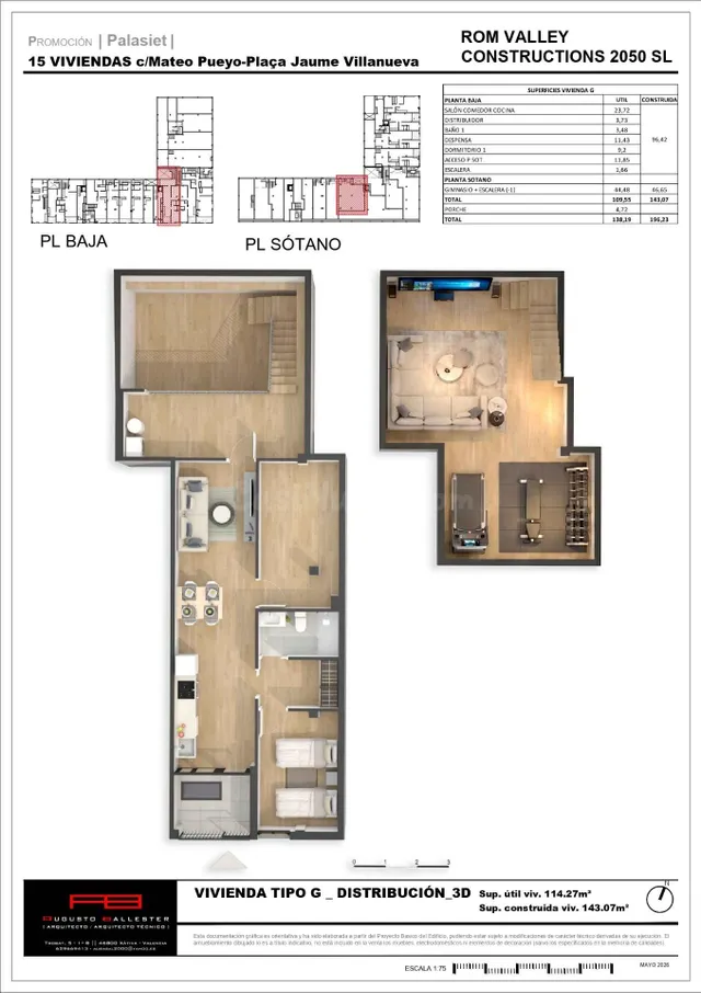 Exclusiva vivienda dúplex con porche y espectacular planta s
