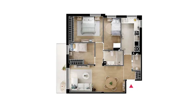 Ático 3 habitaciones 96m² en venta - Centro — 25
