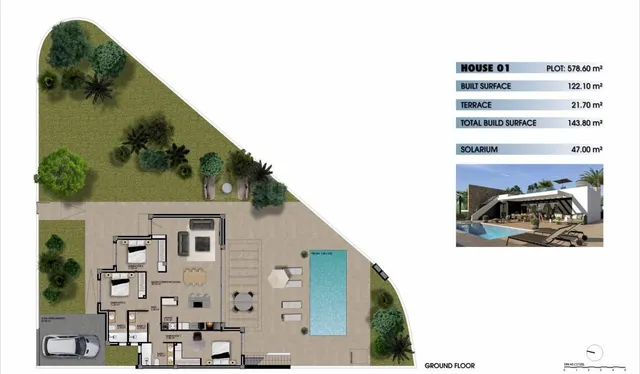 Villa 3 habitaciones 124m² en venta - Bonalba-Cotoveta — 2