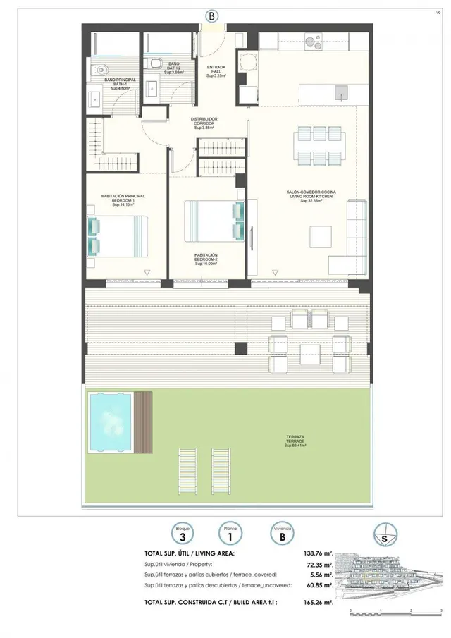 Apartamento con vista al mar en Finestrat — 9