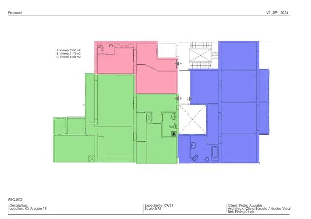 CALLE ARAGON (ZONA CORTE INGLES) AMPLIO PISO DE 235 M2 EN PLANTA UNICA Y DESPACHO ADICIONAL. — 2