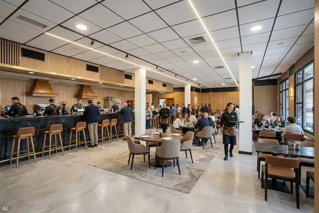 Local comercial de hostelería con gran terraza y salón de eventos en Guadiana. — 13
