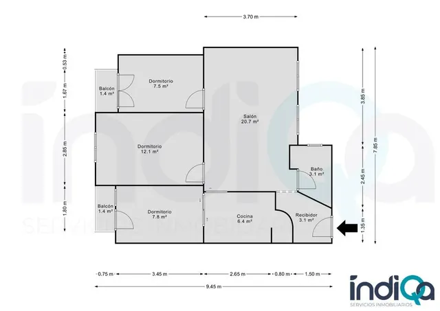 SE VENDE PISO DE TRES DORMITORIOS CON VISTAS DESPEJADAS EN LA JOTA - ZARAGOZA — 28