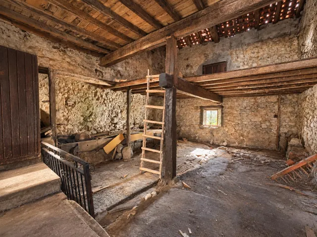 CASA DE PIEDRA CON CORRALADA ORIENTADA AL SUR EN TOPORIAS. — 8