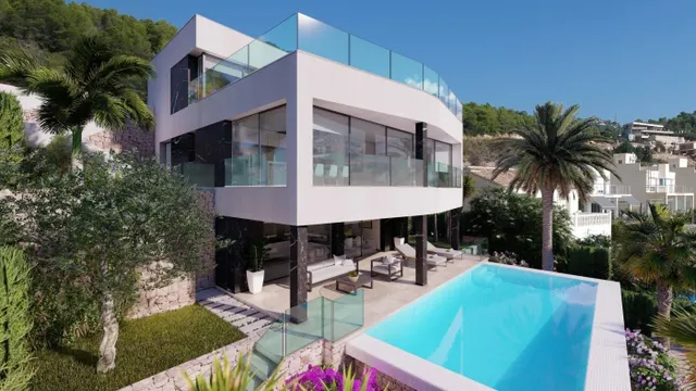 Vivienda de lujo de 3 plantas con maravillosas vistas panorámicas al mar. — 5