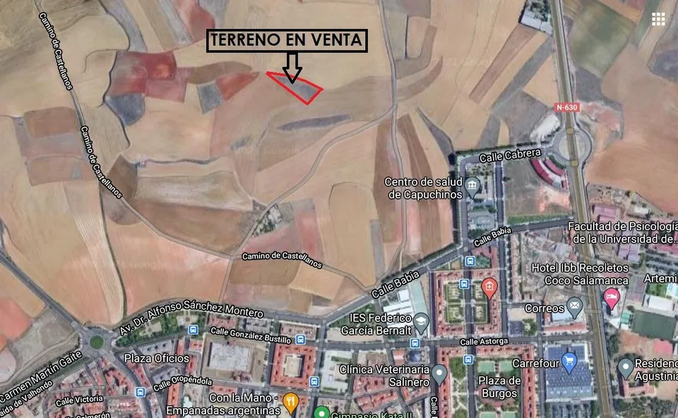 VENTA DE SUELO URBANIZABLE EN ZONA NORTE DE SALAMANCA.