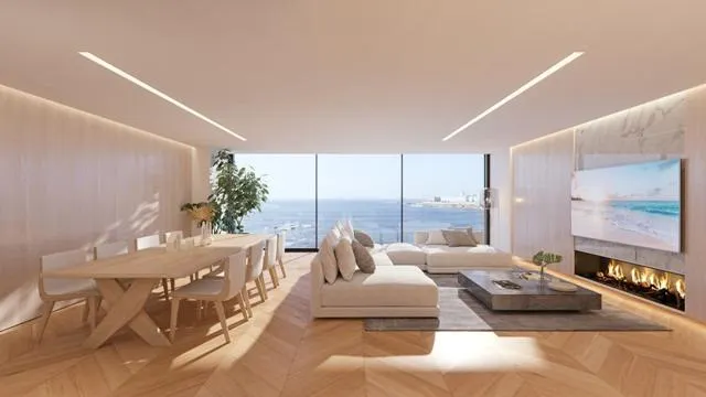 Vivienda con vistas al mar, garaje y trastero.