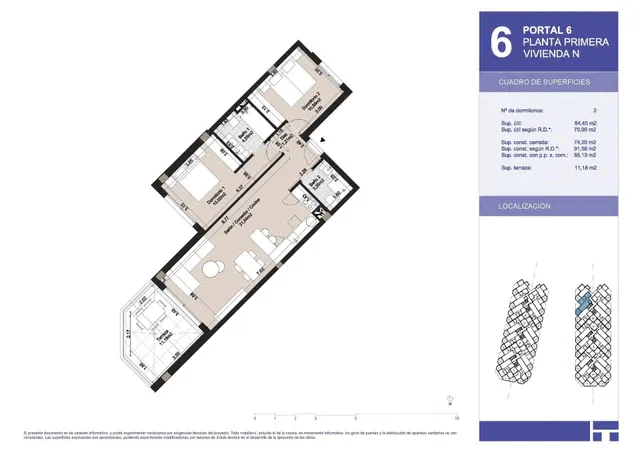 Apartamento 2 habitaciones 92m² en venta - EL MORCHE — 10