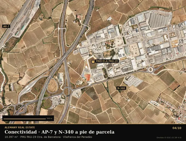 ESPECTACULAR SUELO INDUSTRIAL 10.397 M2 VILAFRANCA DEL PENEDÈS JUNTO AP-7 — 5
