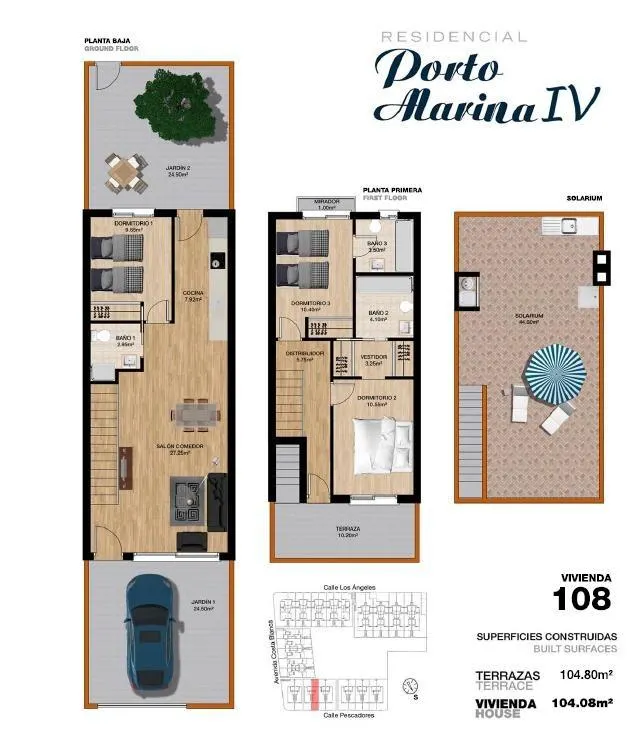 Casa adosada tipo duplex en Torre de la Horadada. — 49