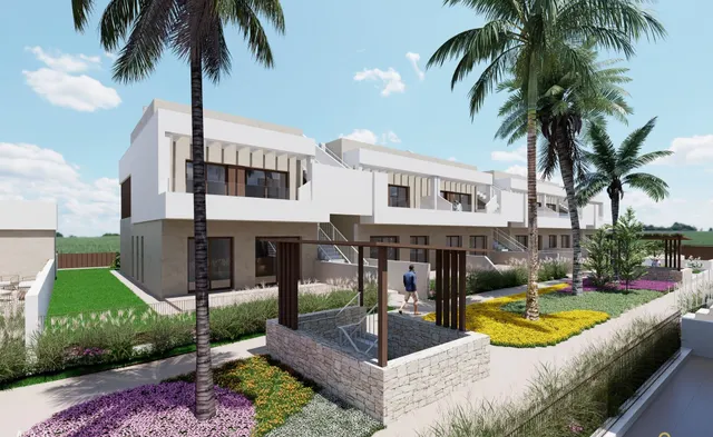 Villa de nueva construcción de una planta con 3 dormitorios y solarium en Los Alcazares. — 4