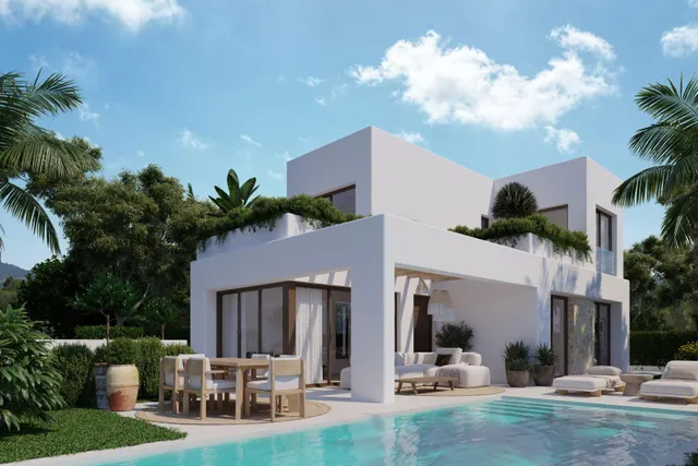 Villa de 4 dormitorios con piscina privada y sótano a la venta en Finestrat — 2