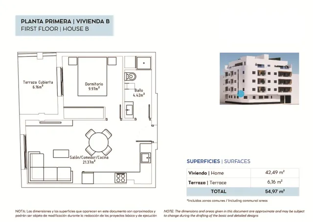Apartamentos de nueva construcción en el centro de Torrevieja, cerca de Playa del Cura — 22