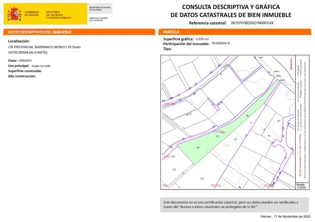 PARCELA EN PRIMERA LINEA DE LA PLAYA DE LAS ROTAS - DENIA CON LICENCIA DE CONSTRUCCIÓN VIVIENDA — 3