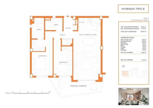 Apartamento 2 habitaciones 100m² en venta - Los Pacos — 9