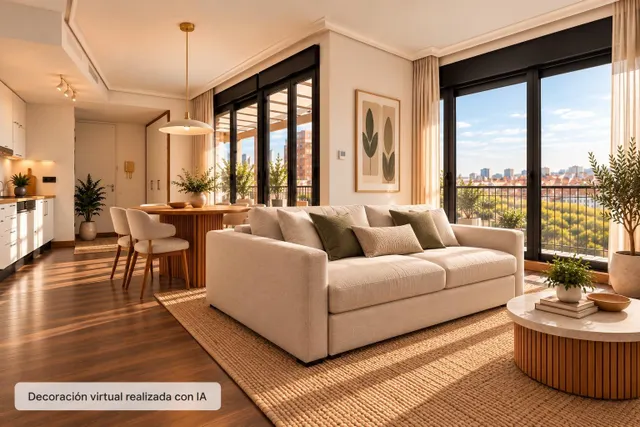 Precioso ático con terraza y vistas en Adelfas — 26