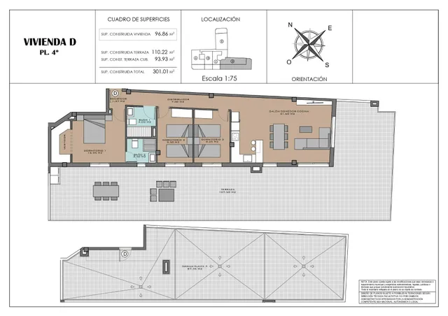 Ático 2 habitaciones 105m² en venta - Eroski — 9