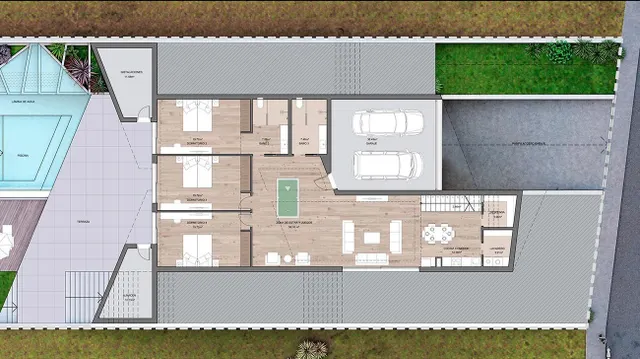 *** VILLA DE LUJO CON 4 DORMITORIOS, 4 BAÑOS, 1071M2 DE PARCELA, 279M2 DE TERRAZAS, 48M2 DE PISCINA. — 6
