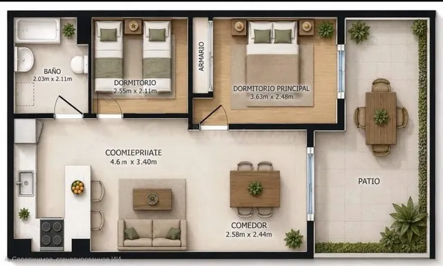 Precioso apartamento de 2 dormitorios totalmente reformado — A solo 150m de la playa de La Zenia — 11