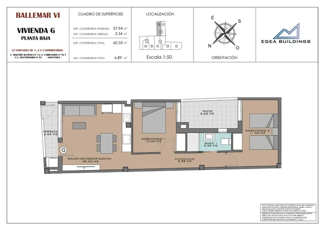Apartamento 2 habitaciones 68m² en venta - Eroski — 7