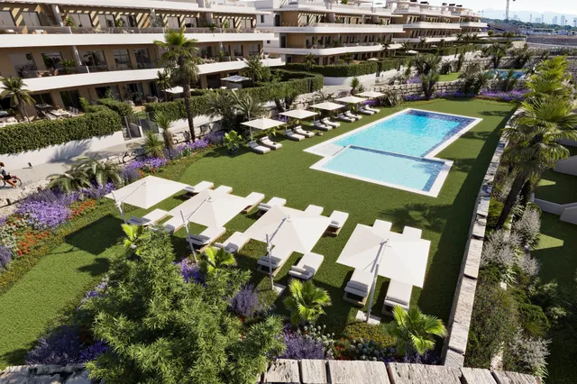 Apartamento de obra nueva con zonas comunes tipo resort en balcón de Finestrat — 18