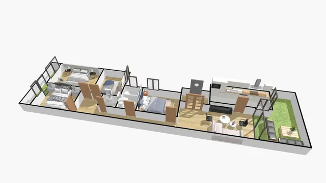 Vivienda SIN ASCENSOR de cuatro dormitorios en segunda línea de playa — 47