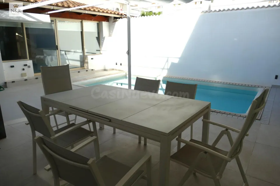 Casa unifamiliar amueblada con piscina privada,chimenea y terraza en son amonda Inca