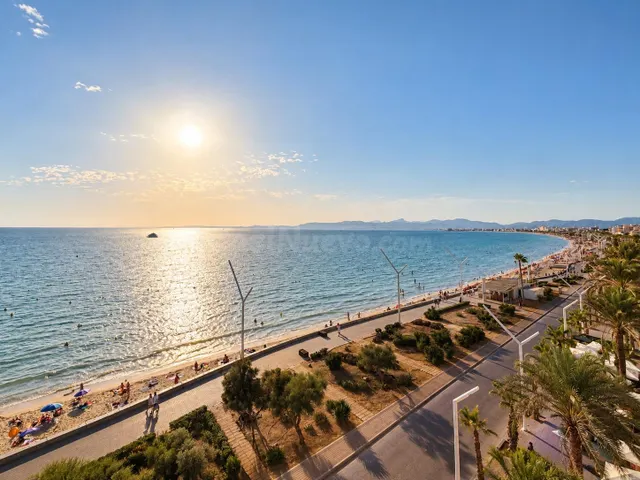 ALQUILER DE ÁTICO EN PRIMERA LÍNEA DE PLAYA DE PALMA. S'AREN