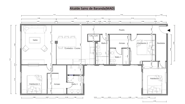 Exclusiva vivienda exterior en tercera planta — 48