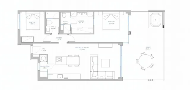FABULOSO APARTAMENTO DE 2 DORMITORIOS EN EL HIGUERON — 32