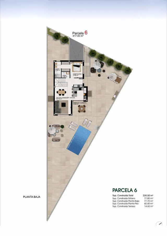 Villa 3 habitaciones 230m² en venta - Centro de la Ciudad Quesada — 5
