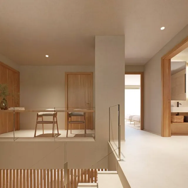 Villas de arquitectura organica de 3 dormitorios a la venta en Lliber, Costa Blanca. — 12