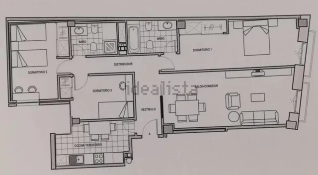 Piso de 3 habitaciones en el Arenal. Vigo. Ref. P478 — 17