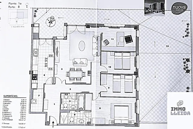 EXCLUSIVO Piso Parc de lAigua con gran terraza, parking y trastero — 45