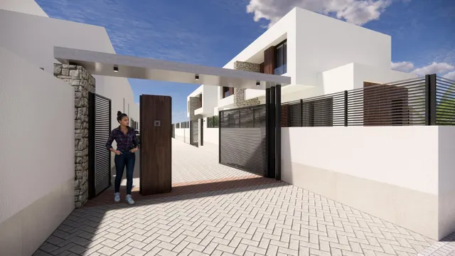 Pareado de obra nueva con piscina privada y jardín en Dolores — 8