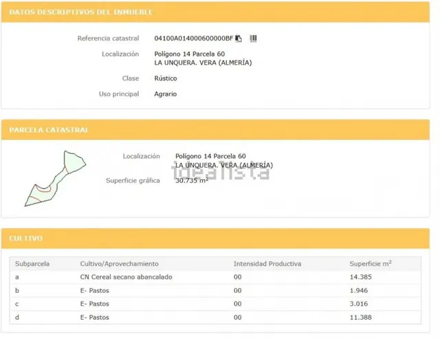 Suelo rústico en Venta en Vera Almería — 5