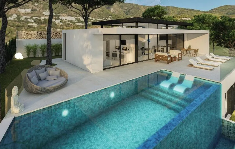 Lomas de Mijas - Villa, 4 Dormitorios, Piscina, Garaje, Terraza