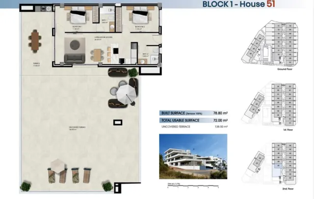 Apartamento 2 habitaciones 78m² en venta - El pinet — 11