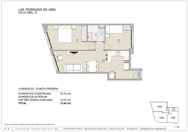 Piso 2 habitaciones 70m² en venta - Bellas Vistas — 22