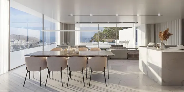 Villa de lujo en Moraira con vistas al mar, en la zona Verde - foto 3