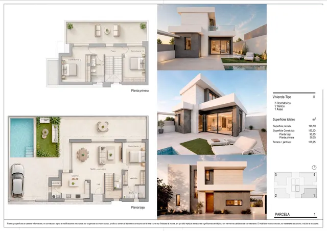 Villas modernas de nueva construcción en Pilar de la Horadada, cerca de la playa — 5