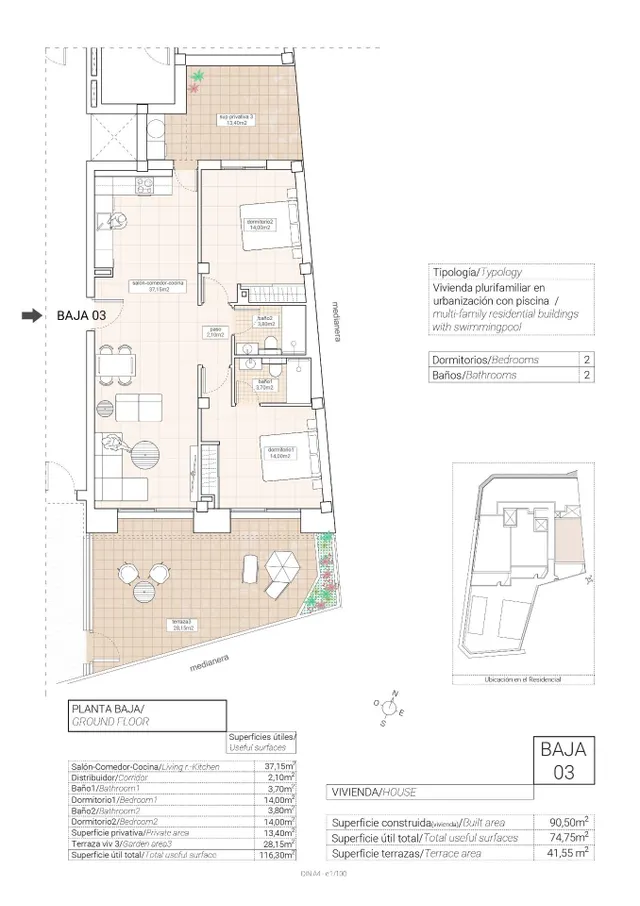 Exclusivos Apartamentos de Obra Nueva con Vistas a los Viñedos en Hondón de las Nieves — 9