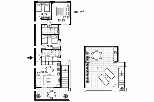 Apartamento 3 habitaciones 108m² en venta - Centro urbano 2 — 19