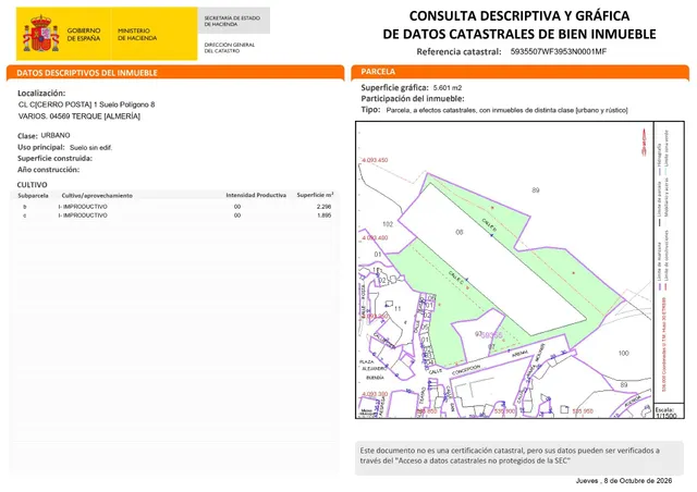 Edificio de Obra parada (WIP) 71 Apartamentos + Local + 56 Trasteros + 28 Garajes en Terque (Almería) — 31