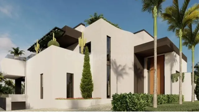Terreno con licencia para villa frente al mar en Marbella Es - foto 2